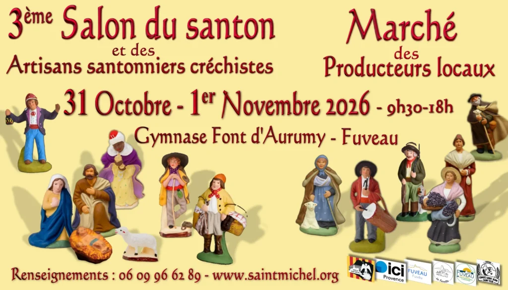 Affiche 3éme salon du Santon Fuveau 2026